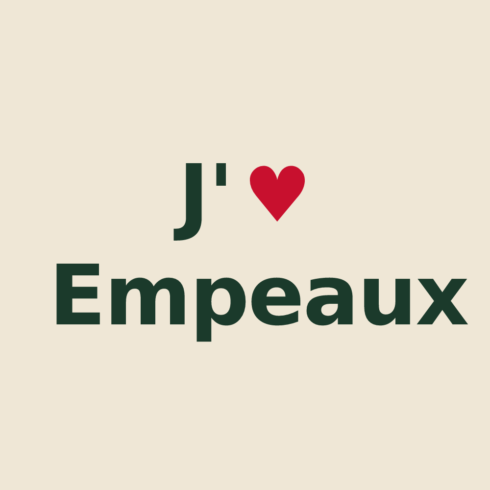 Tote bag personnalisé Empeaux — design J'aime Empeaux
