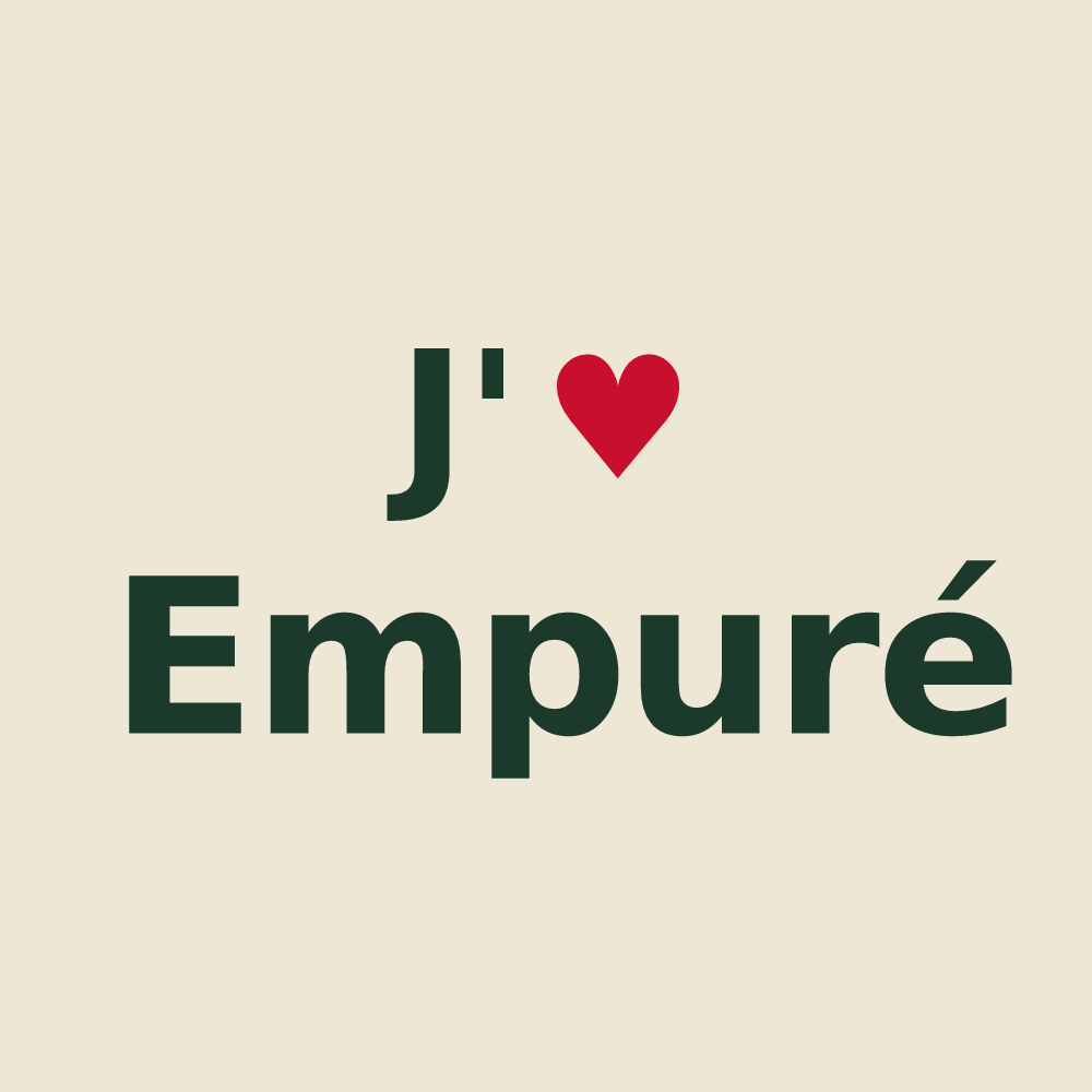 Tote bag personnalisé Empuré — design J'aime Empuré