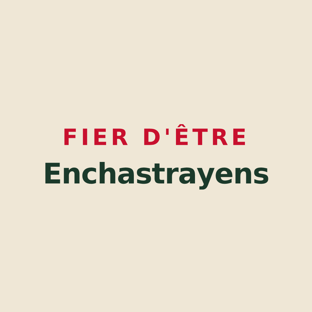 Tote bag « Fier d'être Enchastrayens » — design pour Enchastrayes
