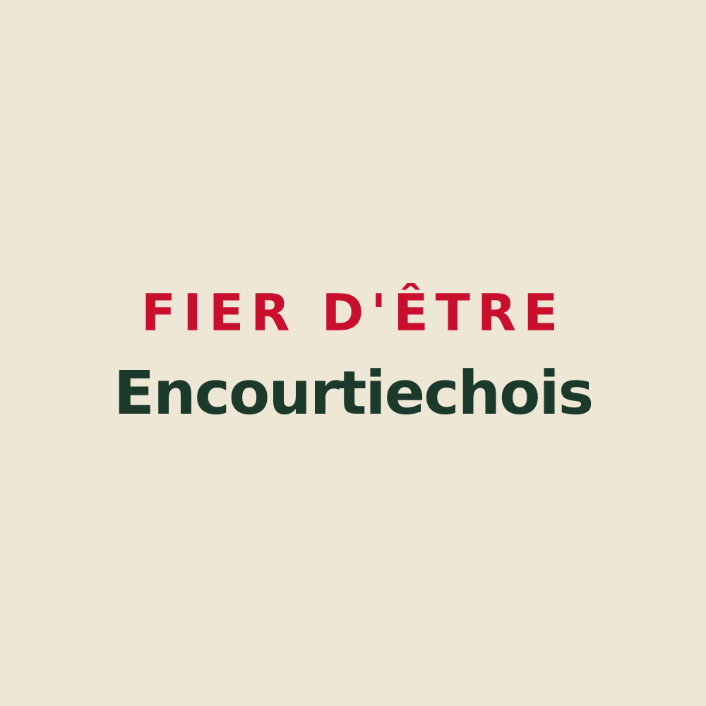 Tote bag « Fier d'être Encourtiechois » — design pour Encourtiech