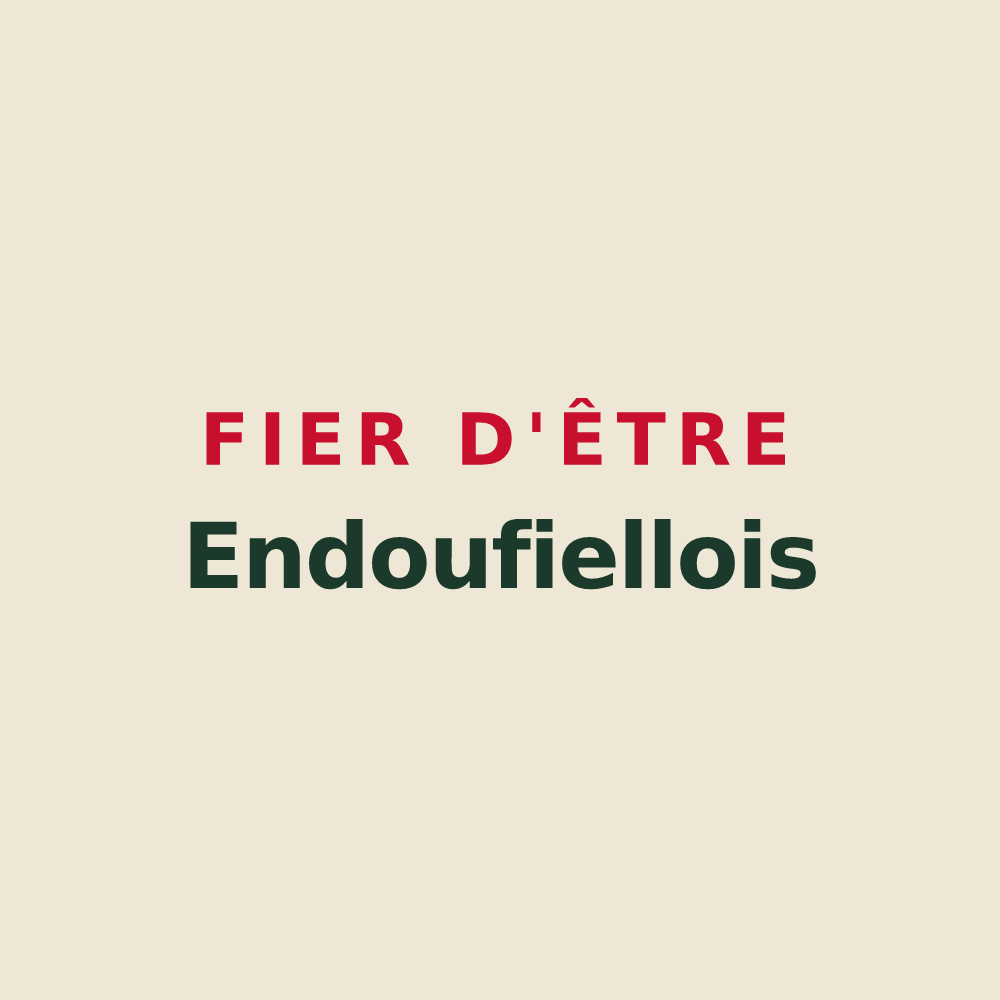 Tote bag « Fier d'être Endoufiellois » — design pour Endoufielle