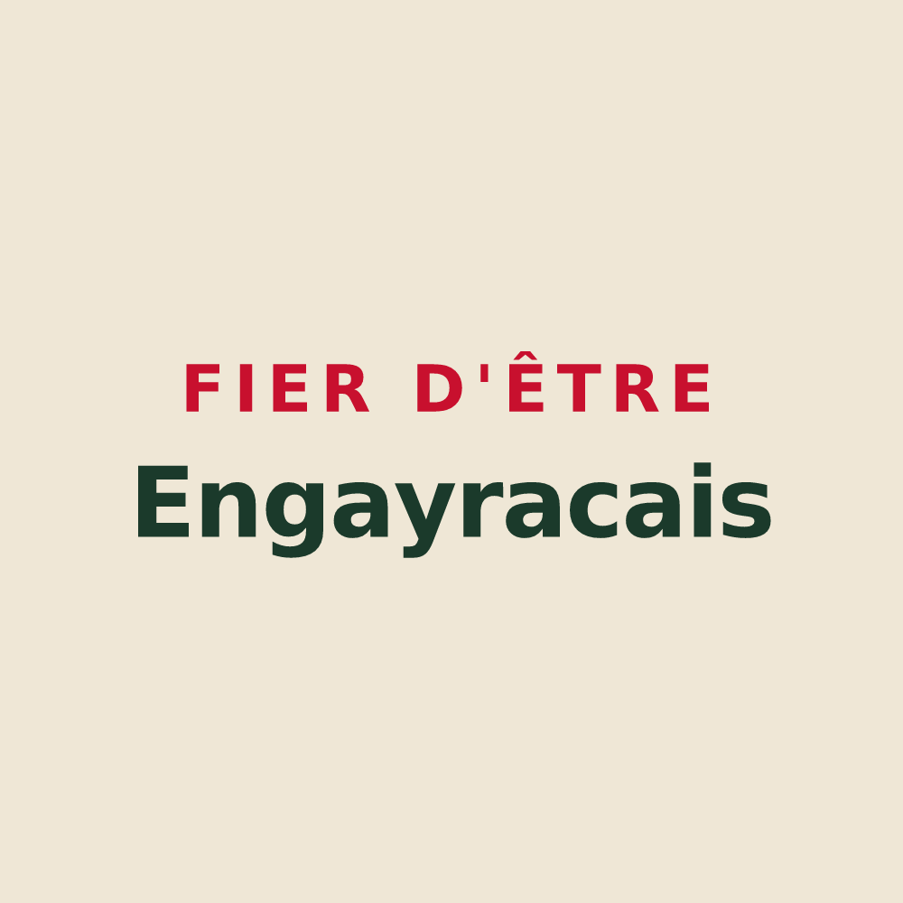 Tote bag « Fier d'être Engayracais » — design pour Engayrac