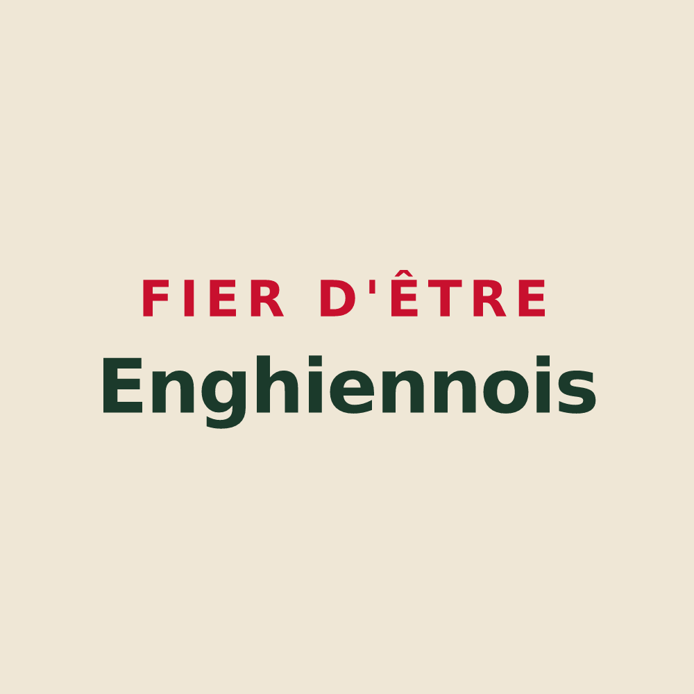 Tote bag « Fier d'être Enghiennois » — design pour Enghien-les-Bains