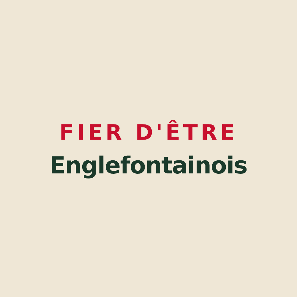 Tote bag « Fier d'être Englefontainois » — design pour Englefontaine