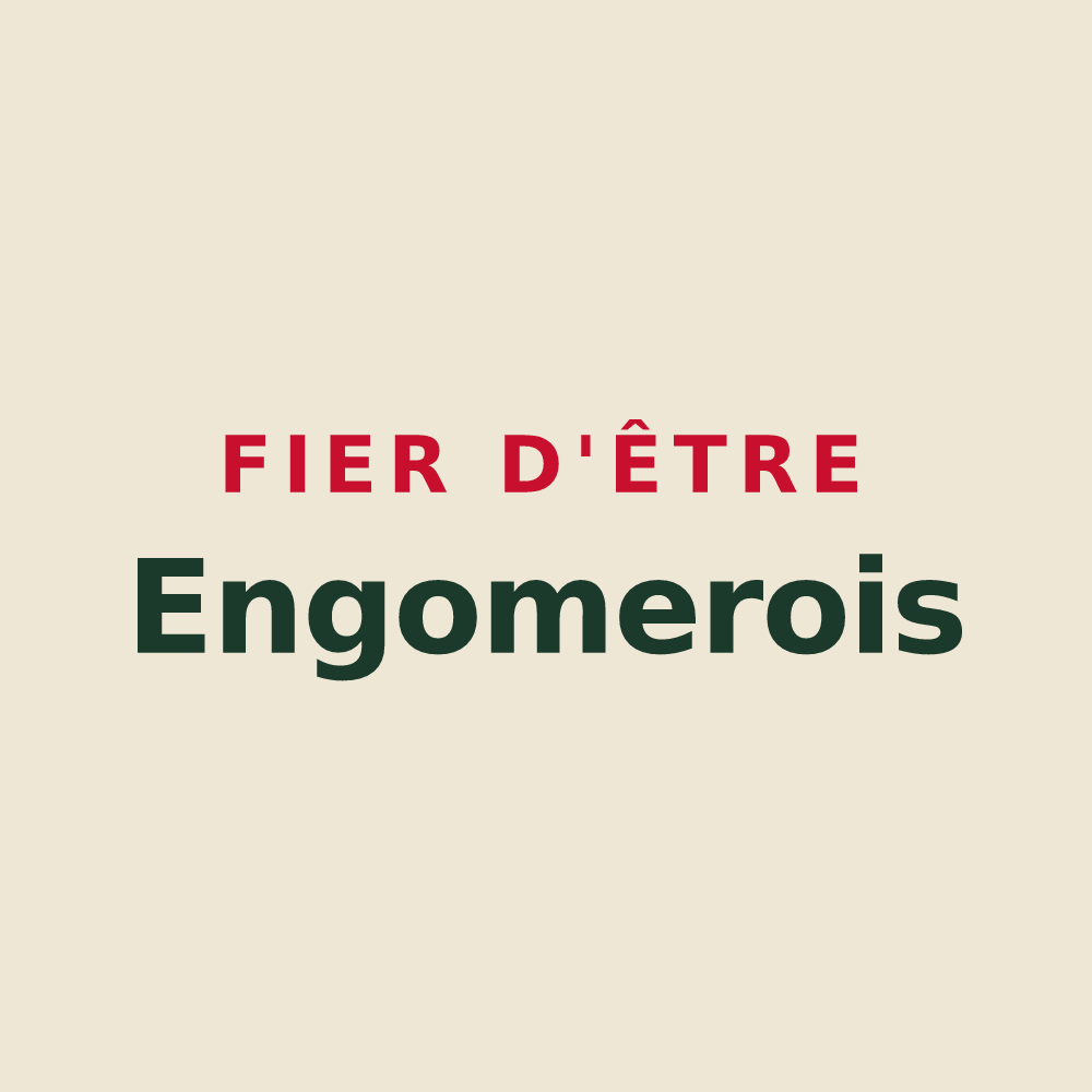 Tote bag « Fier d'être Engomerois » — design pour Engomer
