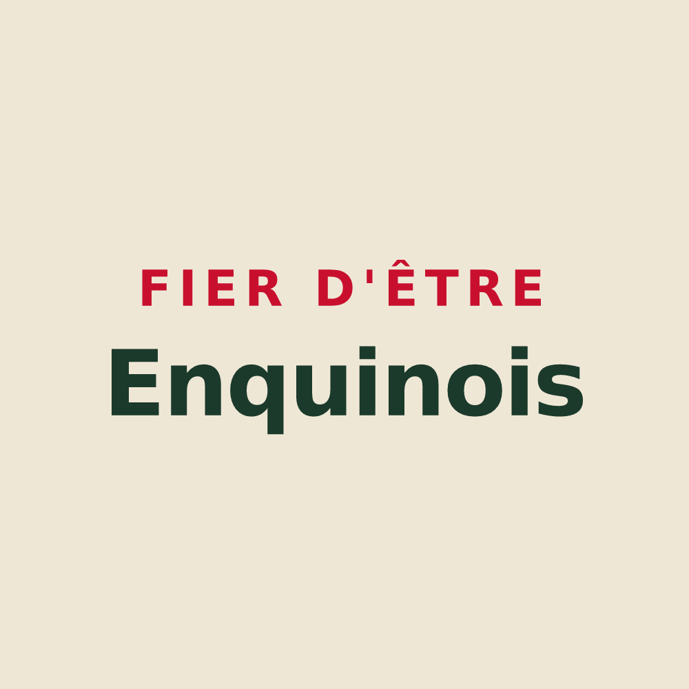 Tote bag « Fier d'être Enquinois » — design pour Enquin-sur-Baillons