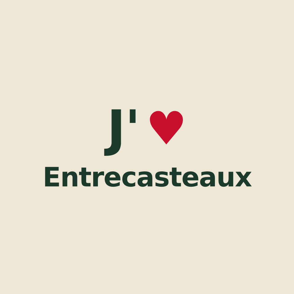 Tote bag personnalisé Entrecasteaux — design J'aime Entrecasteaux