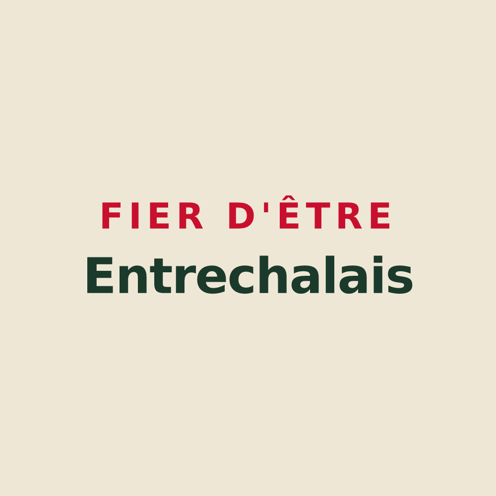 Tote bag « Fier d'être Entrechalais » — design pour Entrechaux