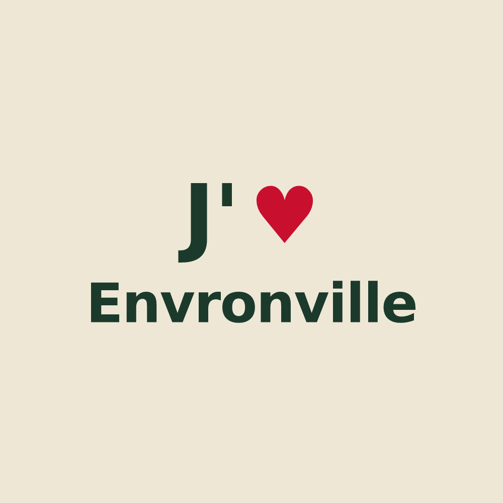 Tote bag personnalisé Envronville — design J'aime Envronville