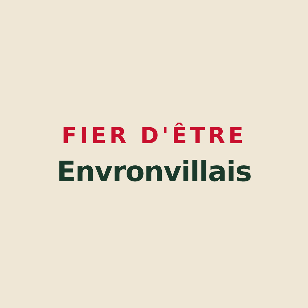 Tote bag « Fier d'être Envronvillais » — design pour Envronville