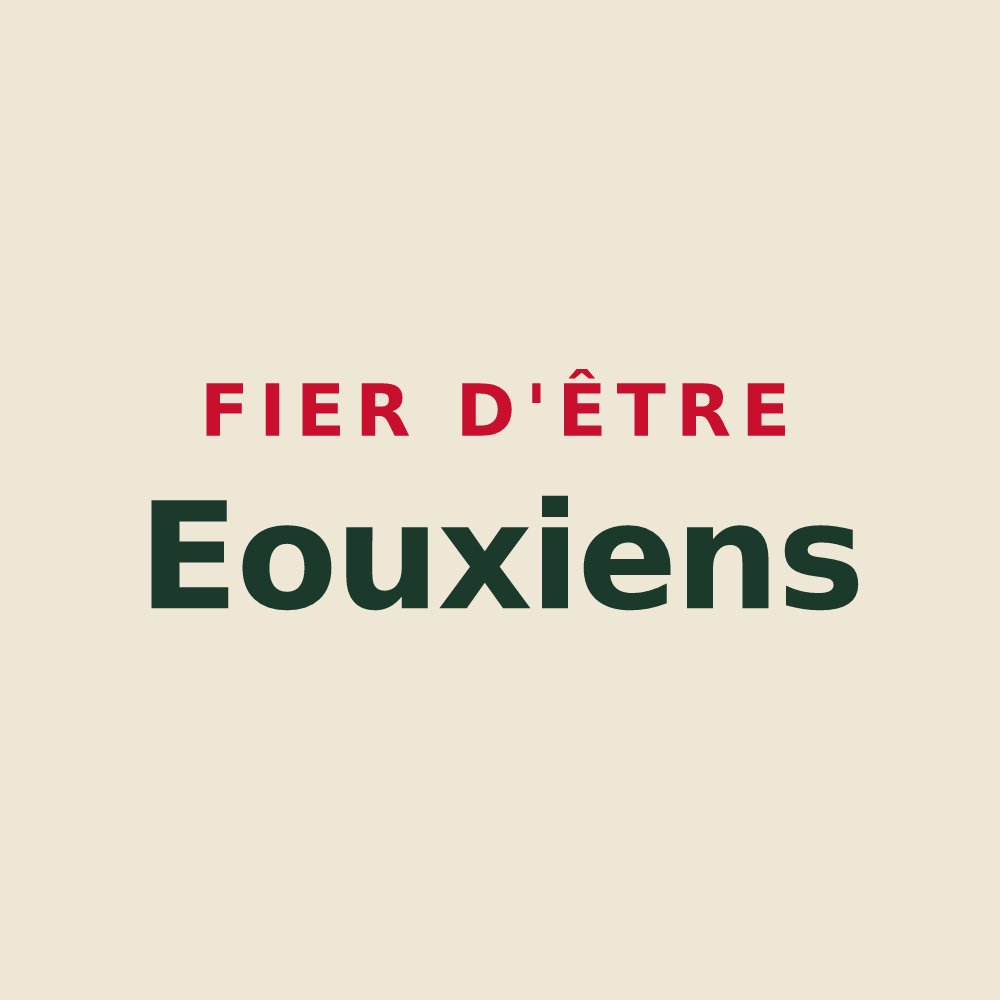Tote bag « Fier d'être Eouxiens » — design pour Eoux