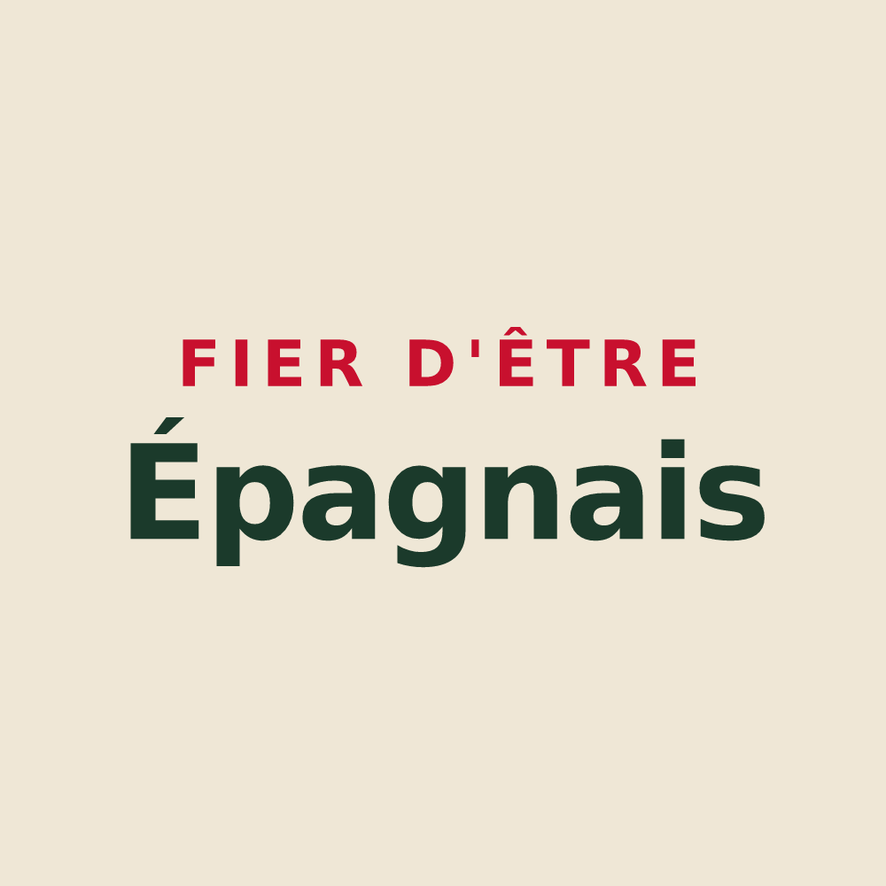 Tote bag « Fier d'être Épagnais » — design pour Épagne