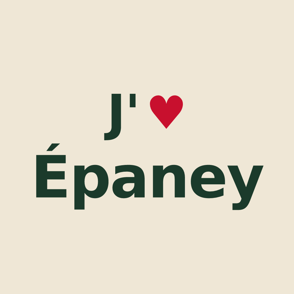 Tote bag personnalisé Épaney — design J'aime Épaney