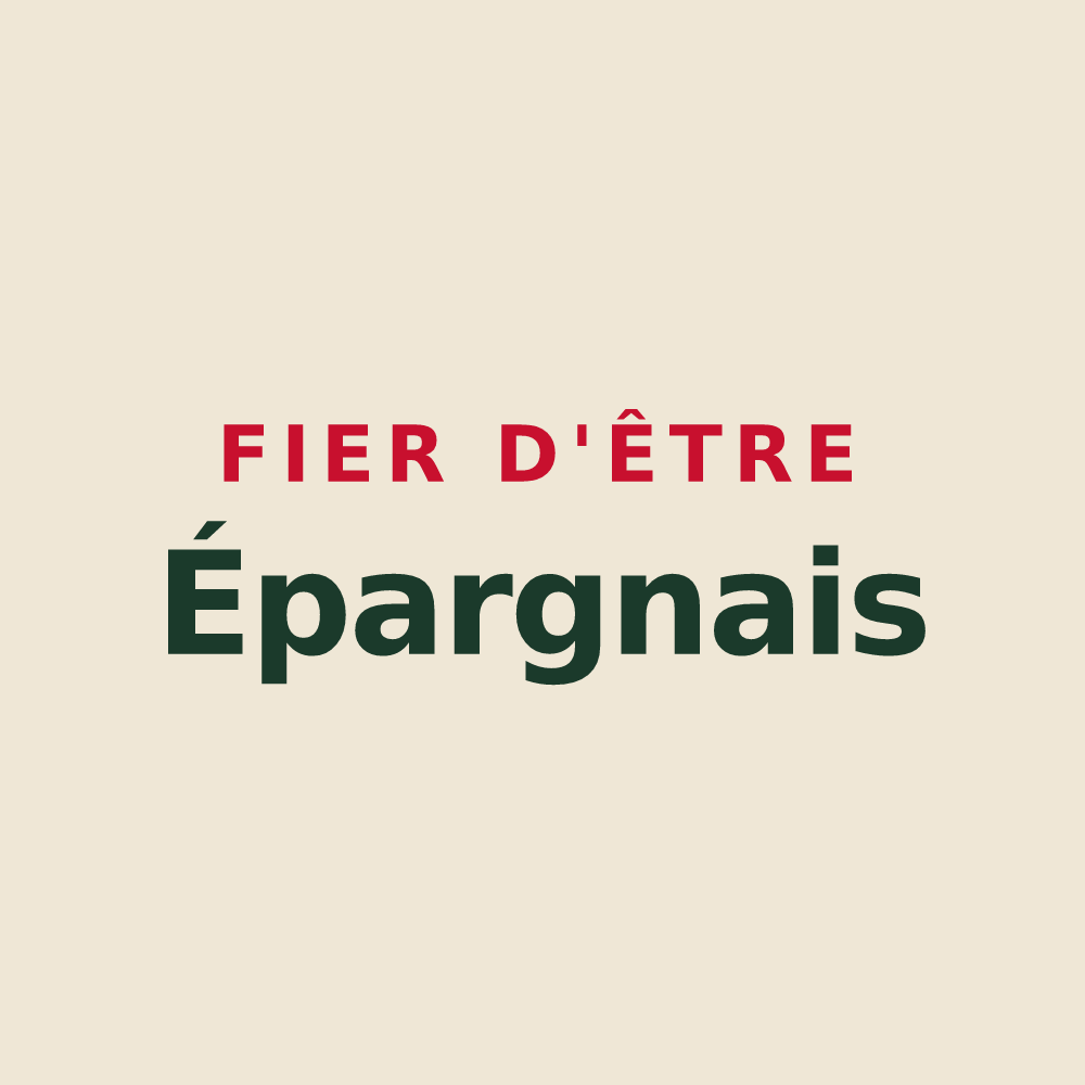 Tote bag « Fier d'être Épargnais » — design pour Épargnes
