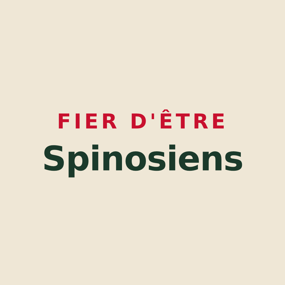 Tote bag « Fier d'être Spinosiens » — design pour Épenouse