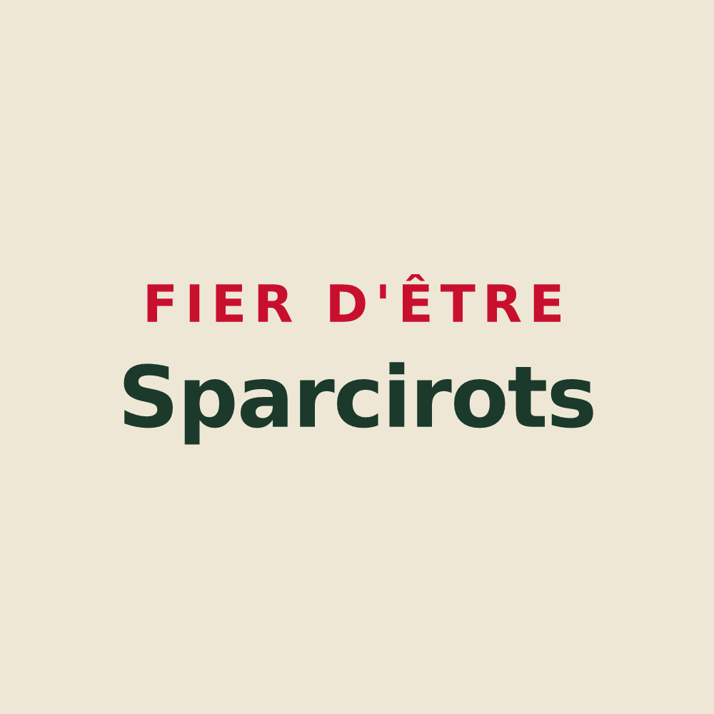 Tote bag « Fier d'être Sparcirots » — design pour Épercieux-Saint-Paul