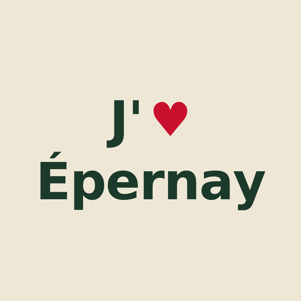Tote bag personnalisé Épernay — design J'aime Épernay