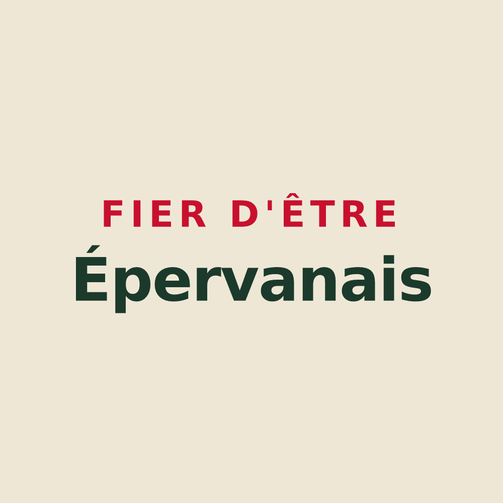 Tote bag « Fier d'être Épervanais » — design pour Épervans