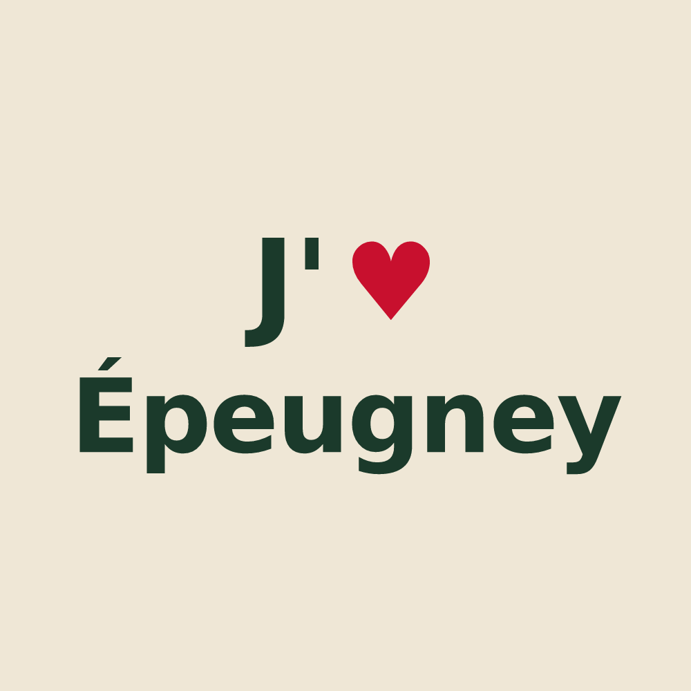 Tote bag personnalisé Épeugney — design J'aime Épeugney