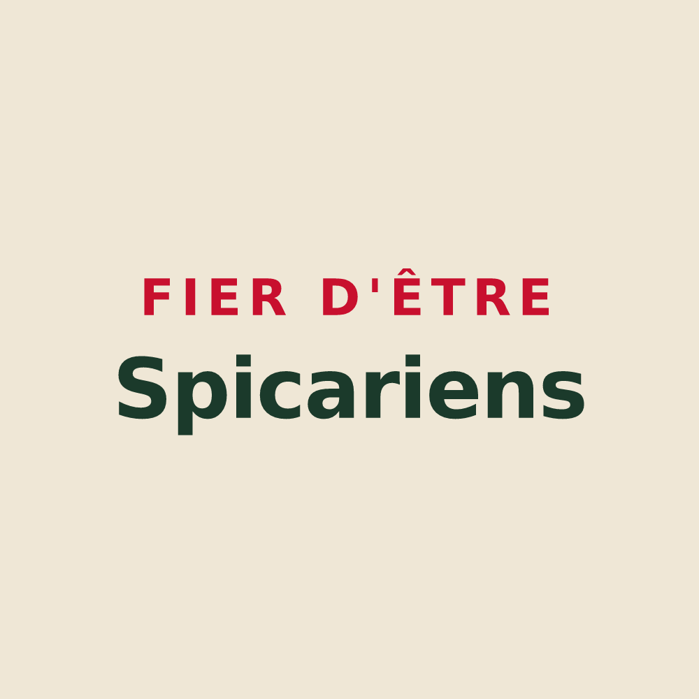 Tote bag « Fier d'être Spicariens » — design pour Épieds