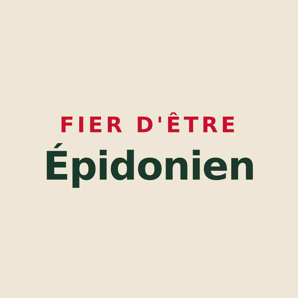 Tote bag « Fier d'être Épidonien » — design pour Épieds