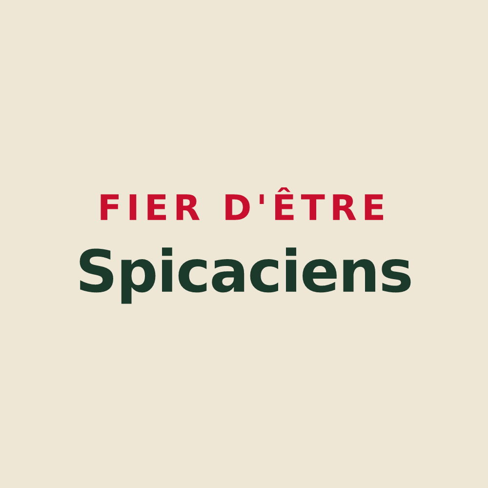 Tote bag « Fier d'être Spicaciens » — design pour Épieds-en-Beauce