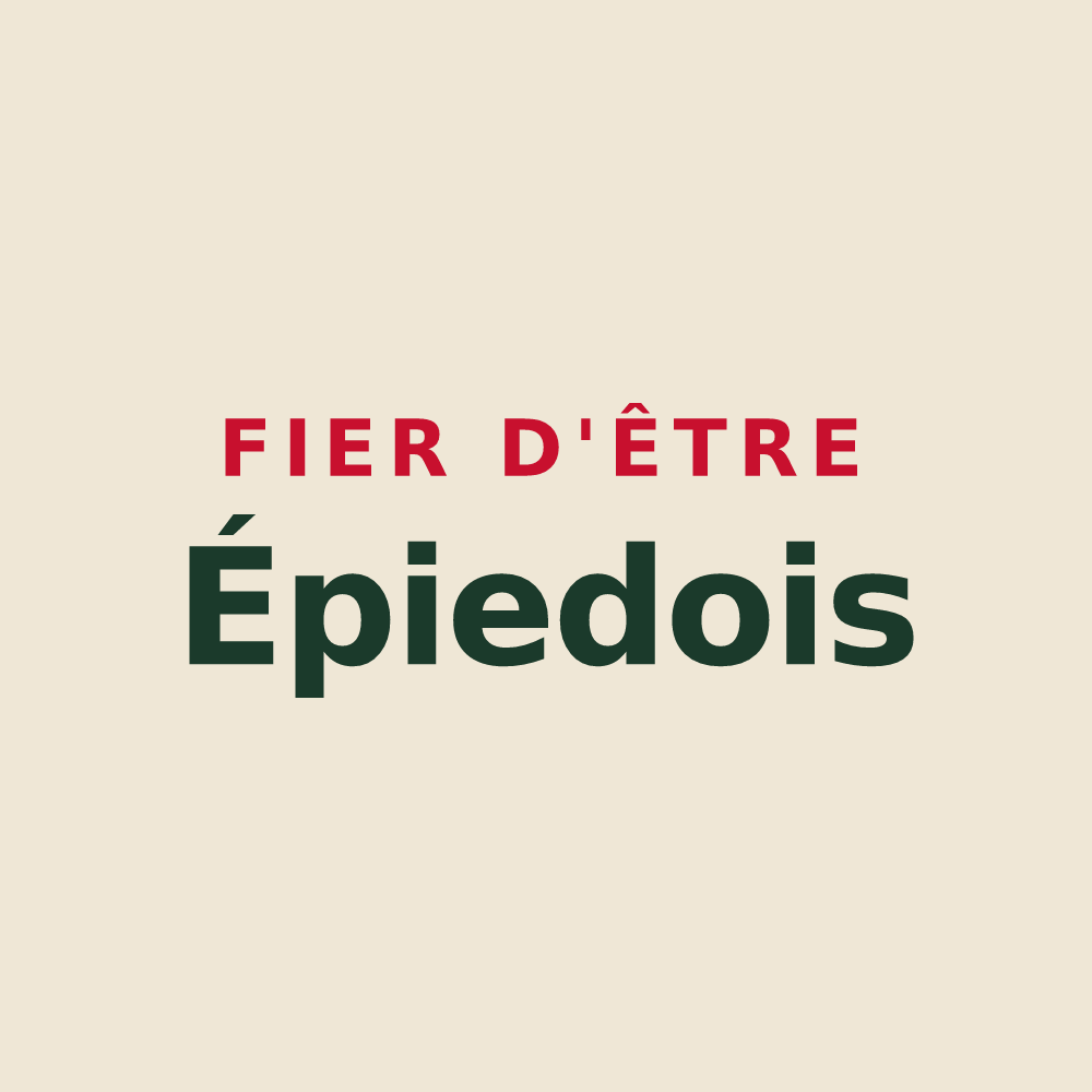 Tote bag « Fier d'être Épiedois » — design pour Épieds