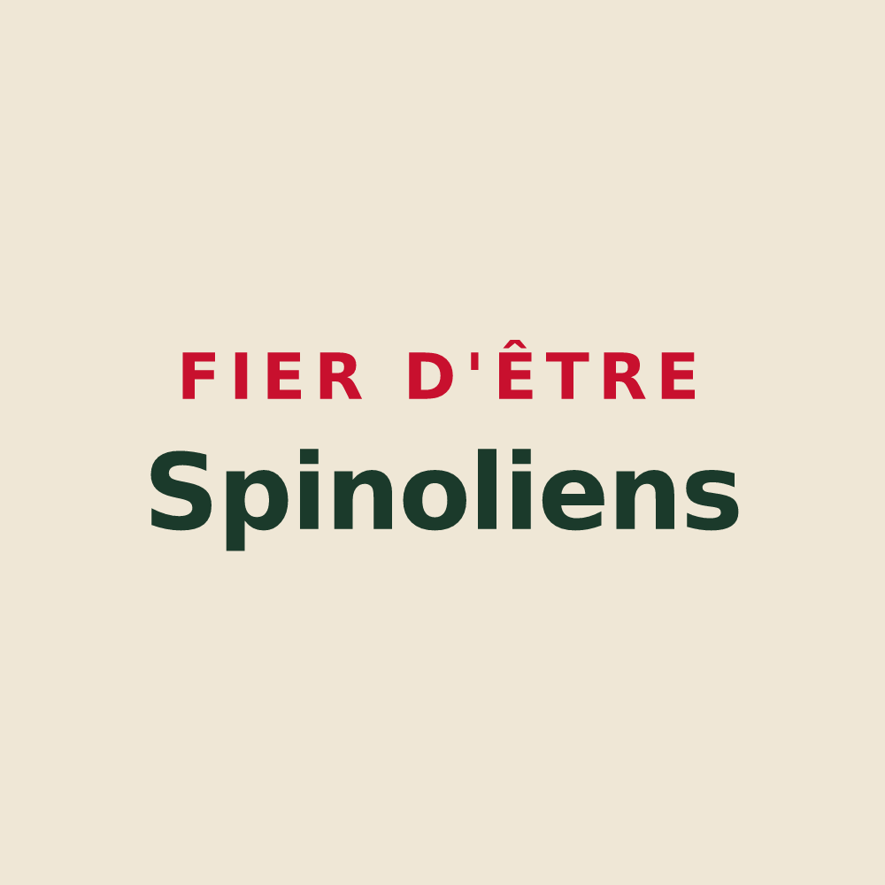 Tote bag « Fier d'être Spinoliens » — design pour Épinay-sous-Sénart