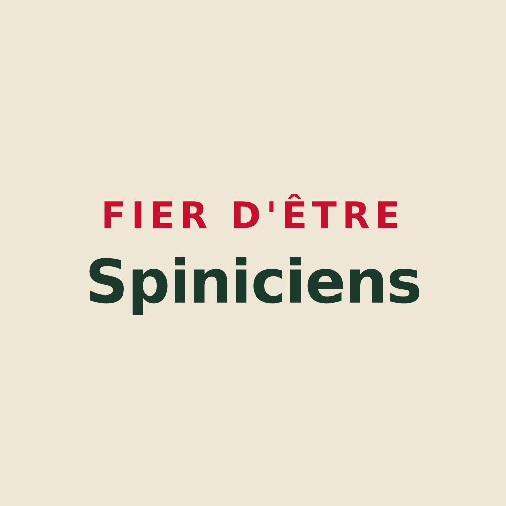 Tote bag « Fier d'être Spiniciens » — design pour Épinay-sur-Duclair