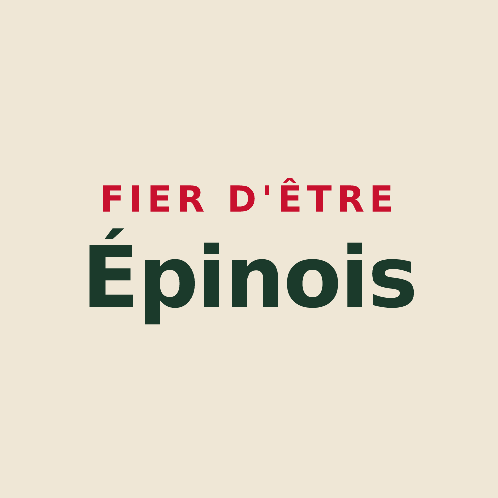 Tote bag « Fier d'être Épinois » — design pour Épinay-sur-Odon