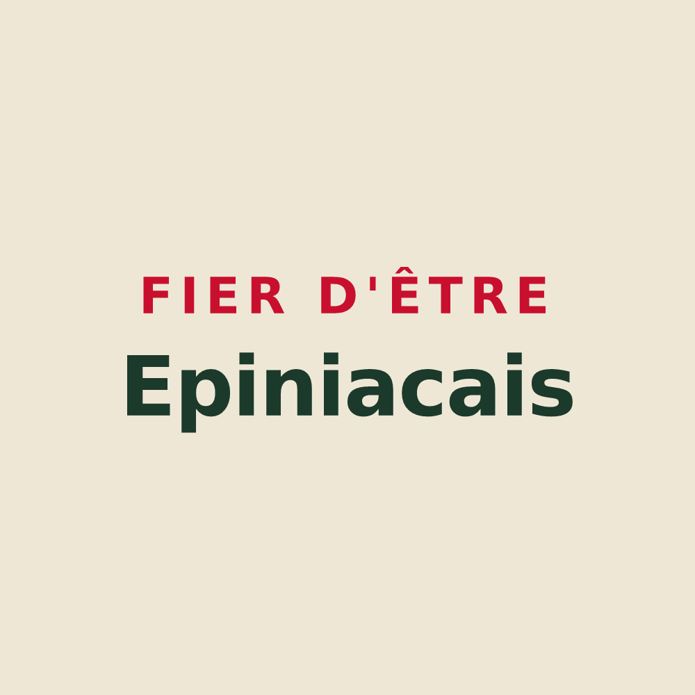Tote bag « Fier d'être Epiniacais » — design pour Epiniac