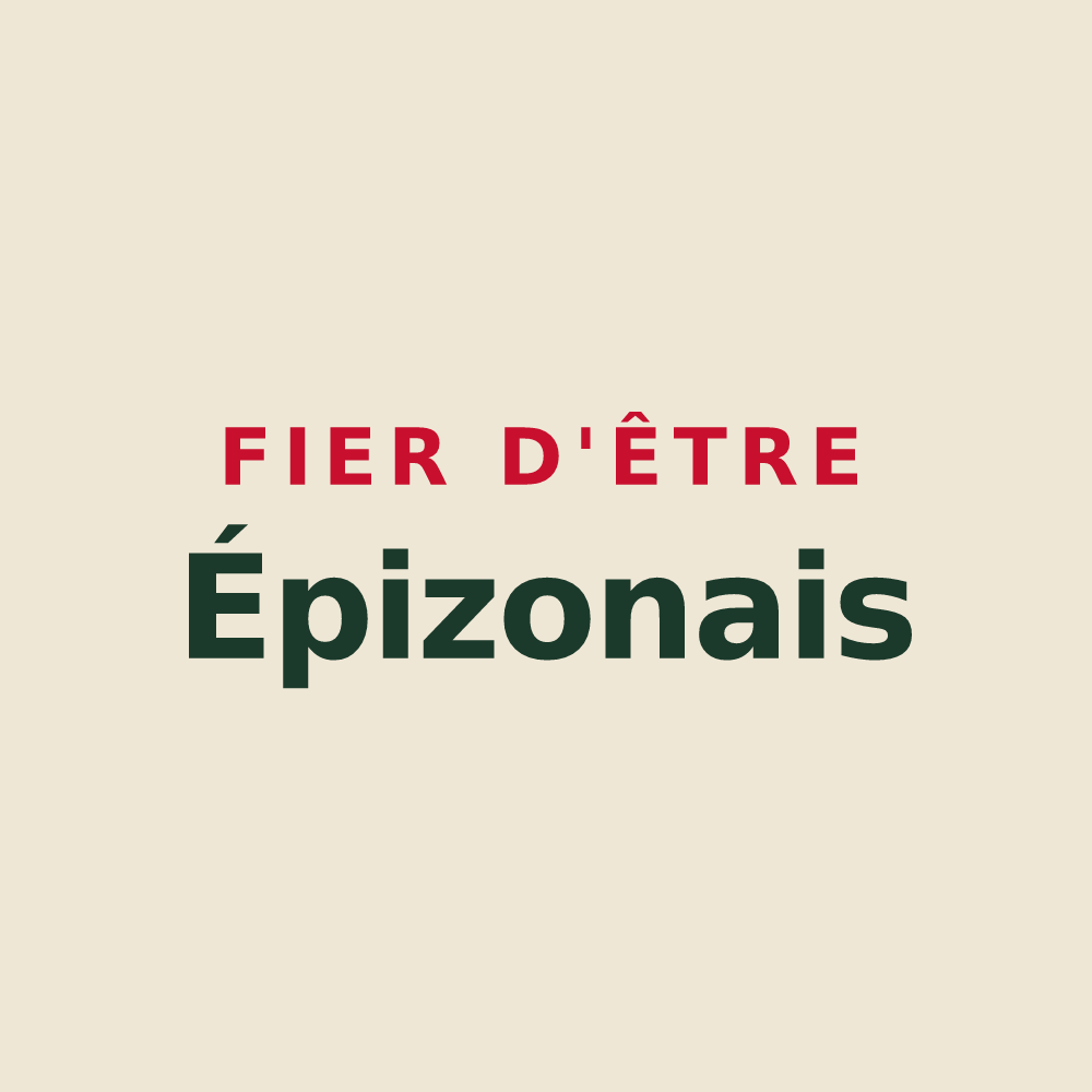 Tote bag « Fier d'être Épizonais » — design pour Épizon
