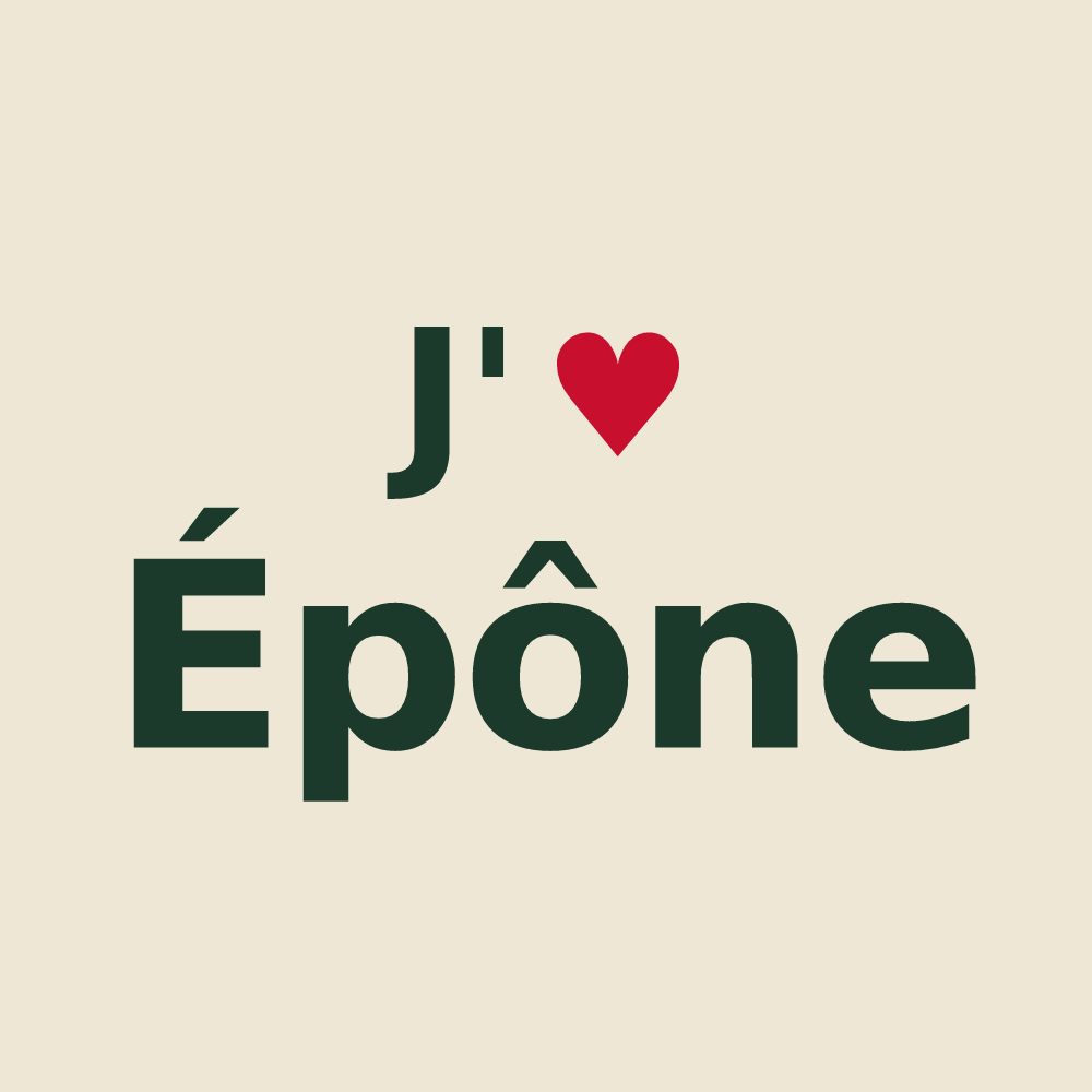 Tote bag personnalisé Épône — design J'aime Épône