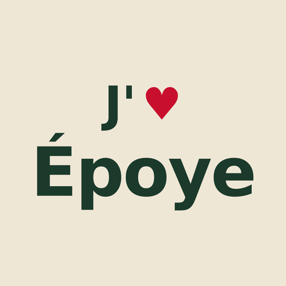 Tote bag personnalisé Époye — design J'aime Époye