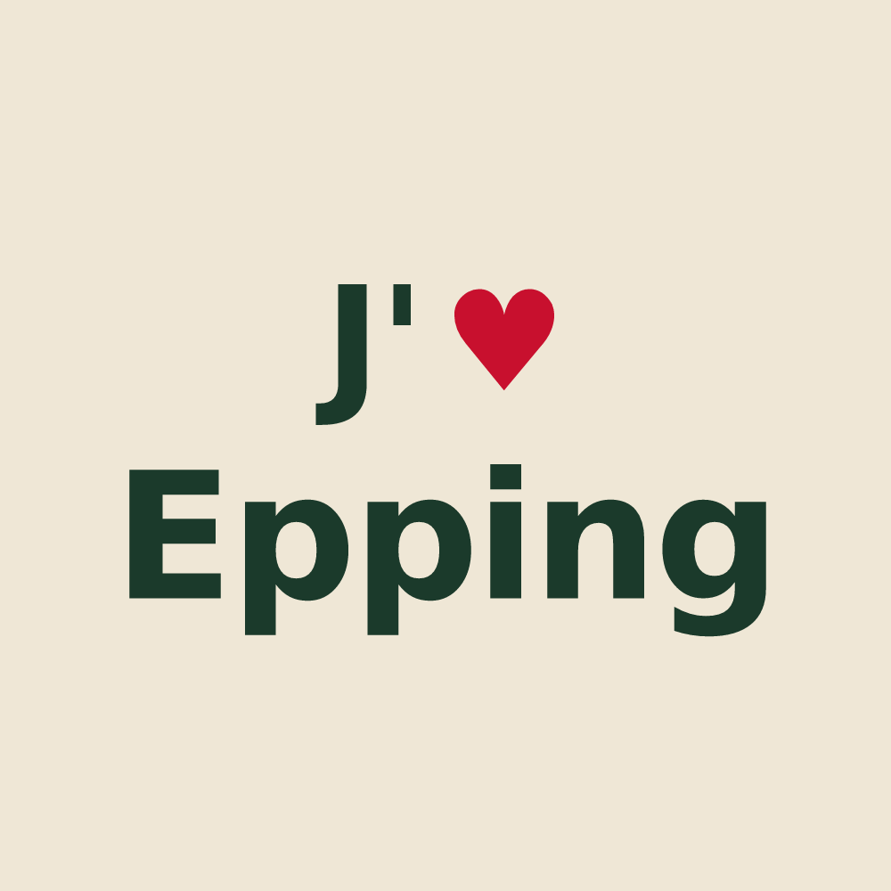 Tote bag personnalisé Epping — design J'aime Epping