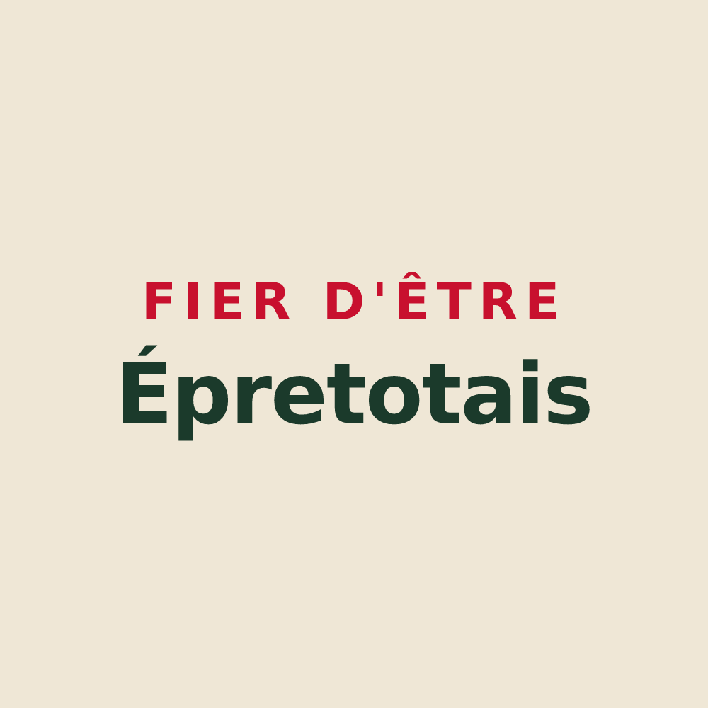 Tote bag « Fier d'être Épretotais » — design pour Épretot