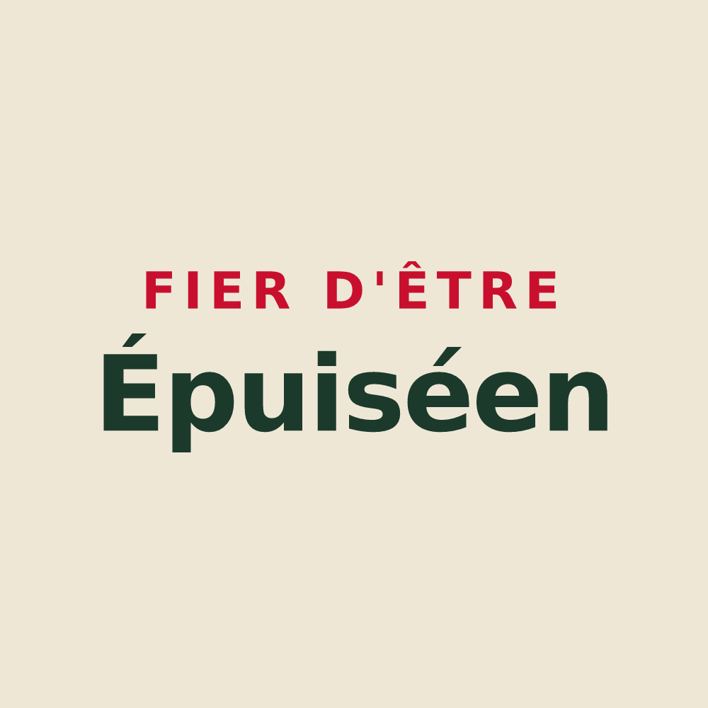 Tote bag « Fier d'être Épuiséen » — design pour Épuisay