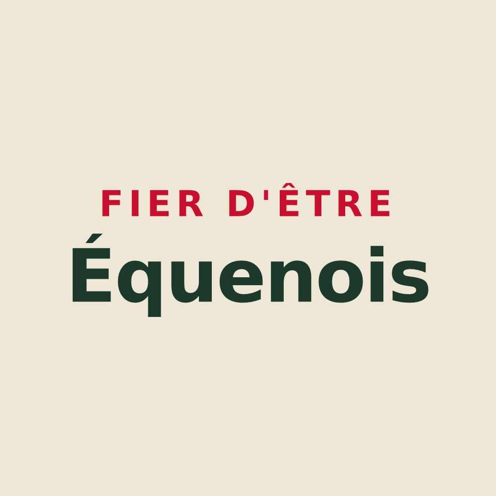 Tote bag « Fier d'être Équenois » — design pour Équennes-Éramecourt
