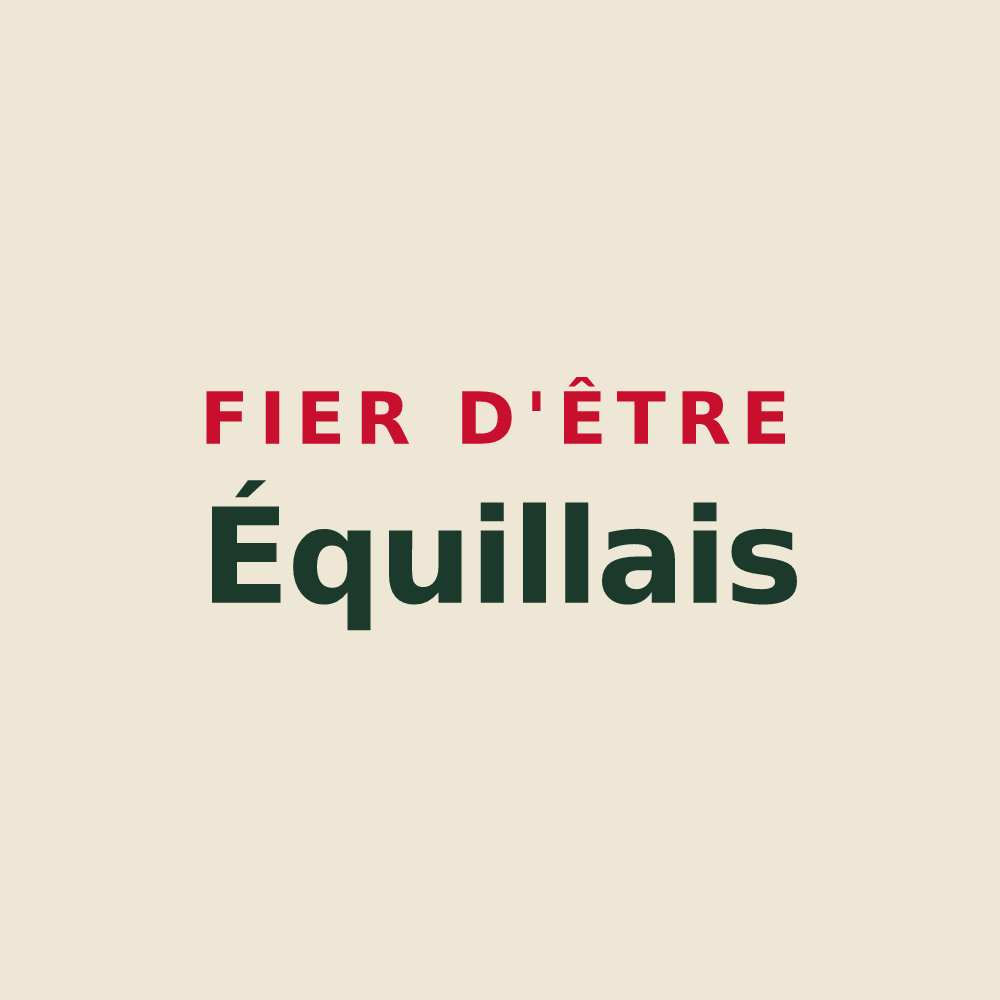 Tote bag « Fier d'être Équillais » — design pour Équilly