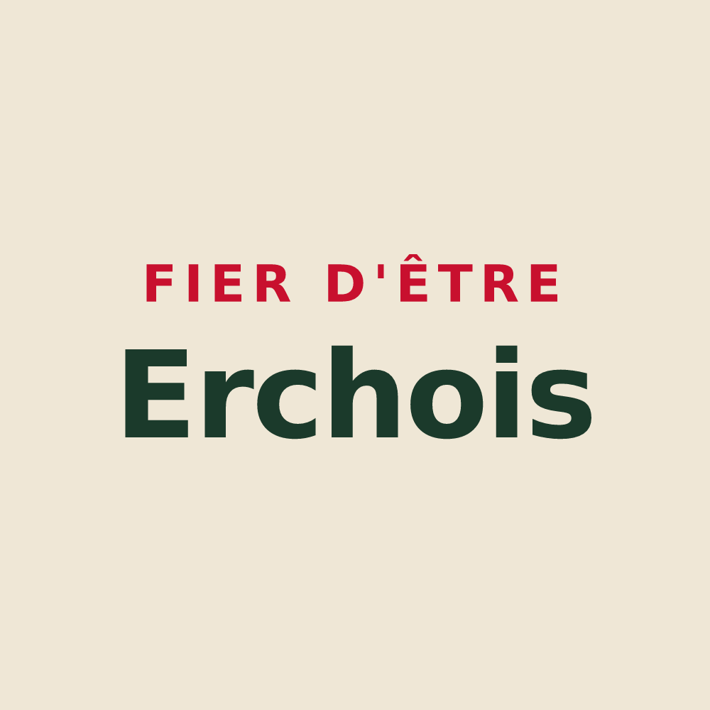 Tote bag « Fier d'être Erchois » — design pour Erches