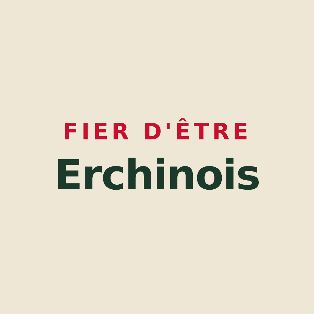 Tote bag « Fier d'être Erchinois » — design pour Erchin