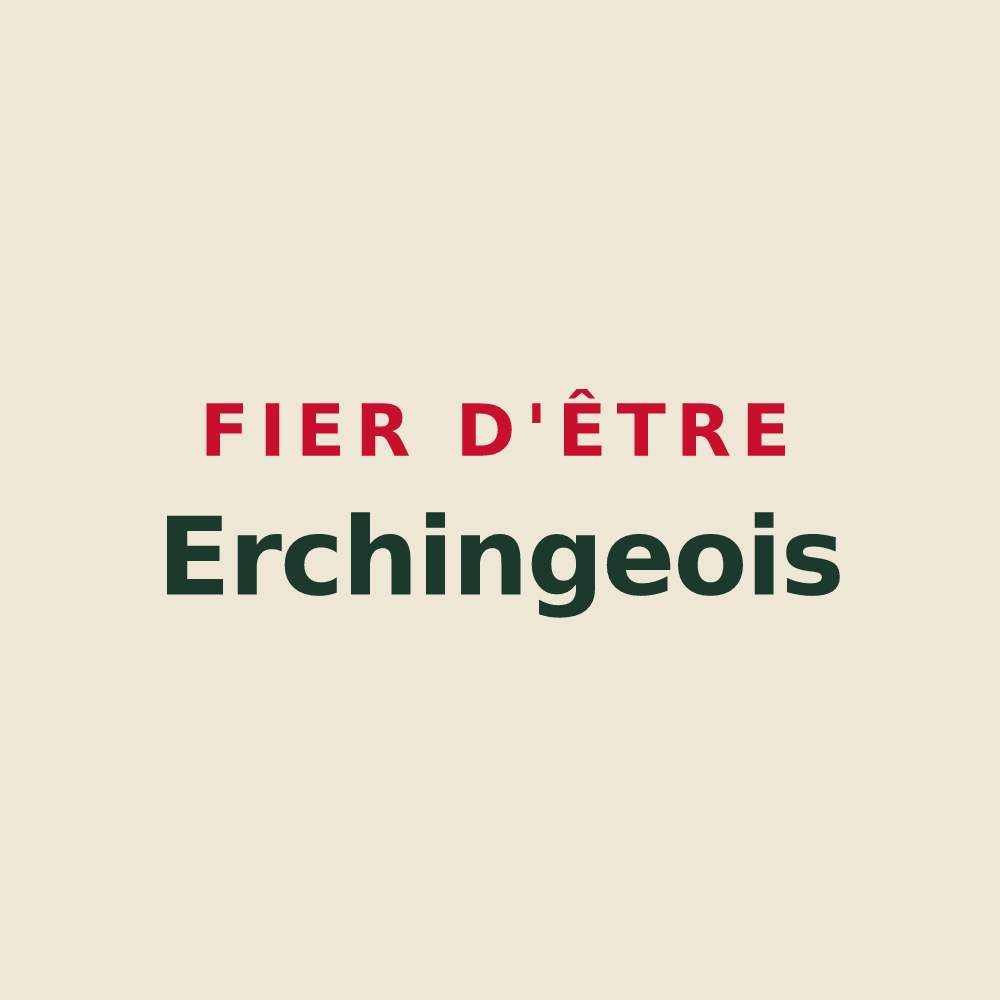 Tote bag « Fier d'être Erchingeois » — design pour Erching