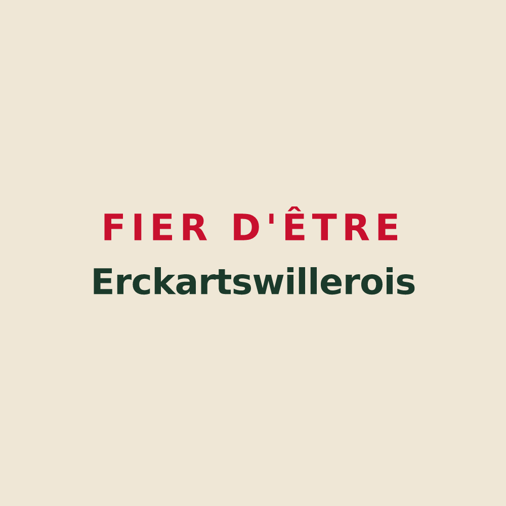 Tote bag « Fier d'être Erckartswillerois » — design pour Erckartswiller