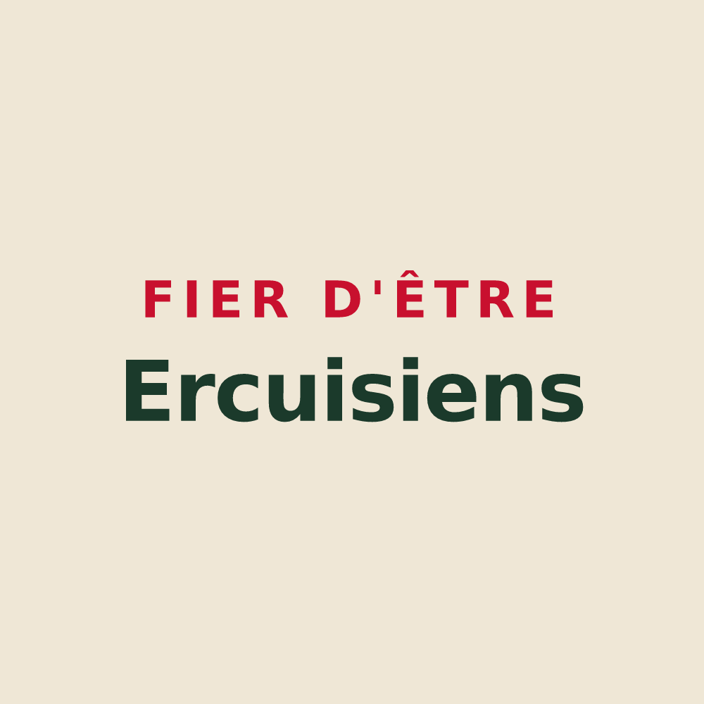 Tote bag « Fier d'être Ercuisiens » — design pour Ercuis