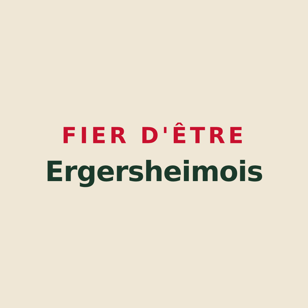 Tote bag « Fier d'être Ergersheimois » — design pour Ergersheim