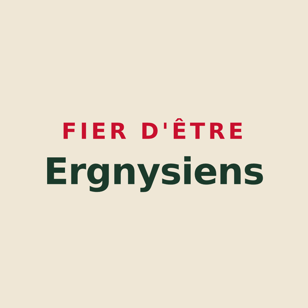 Tote bag « Fier d'être Ergnysiens » — design pour Ergny