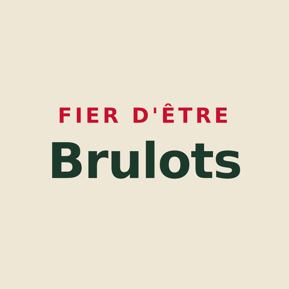 Tote bag « Fier d'être Brulots » — design pour Érize-la-Brûlée