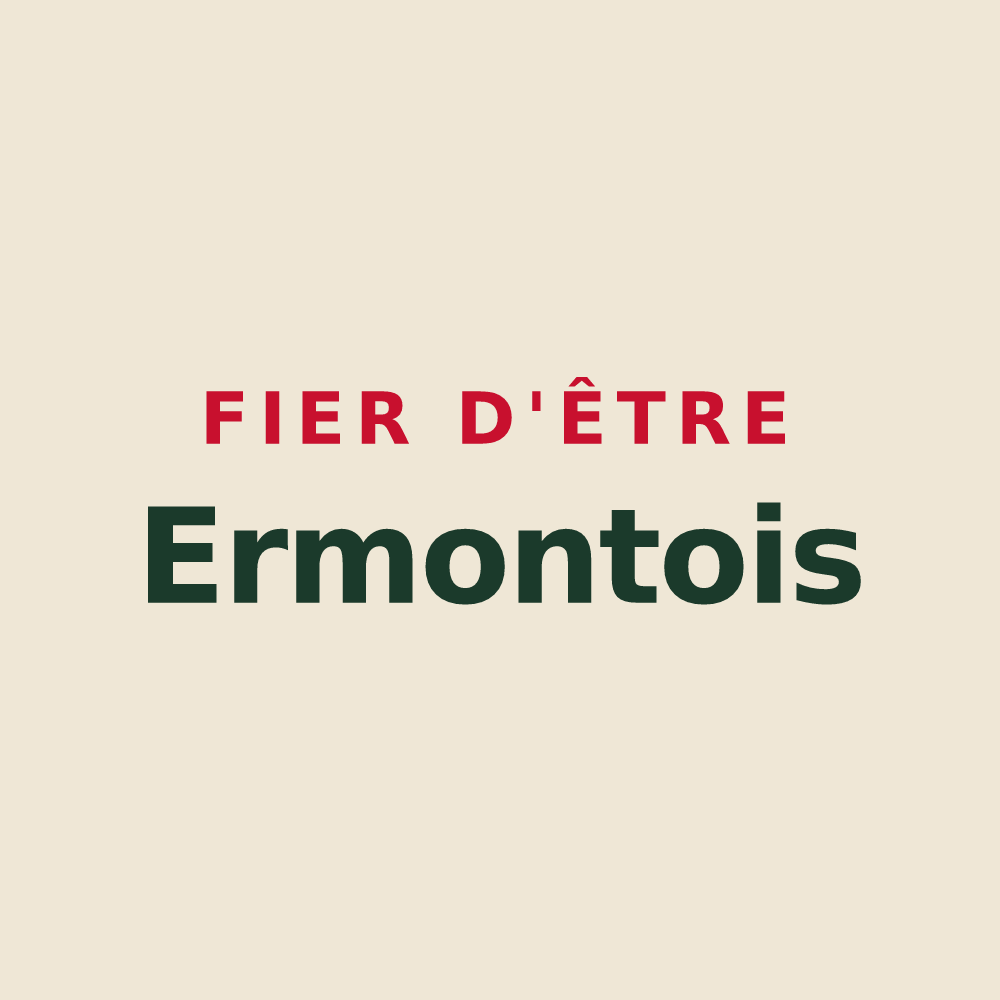 Tote bag « Fier d'être Ermontois » — design pour Ermont