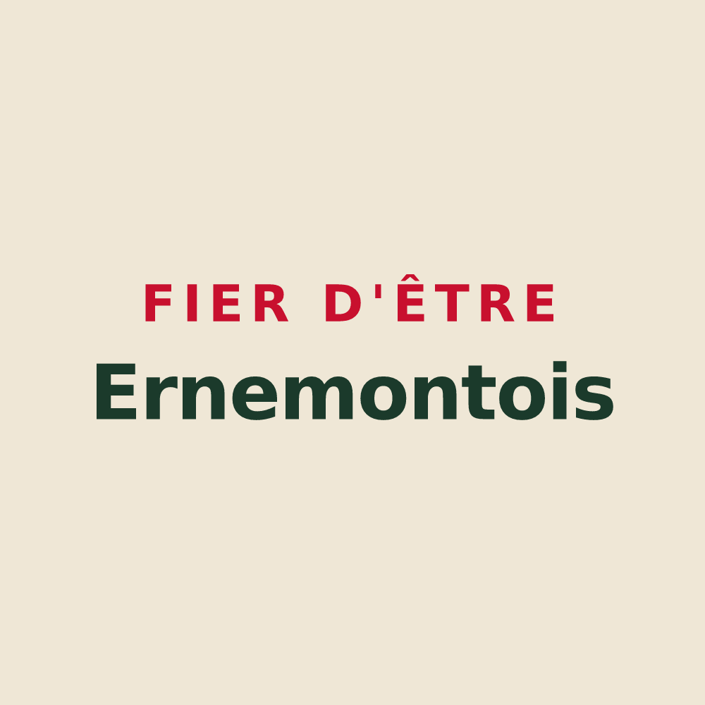 Tote bag « Fier d'être Ernemontois » — design pour Ernemont-sur-Buchy