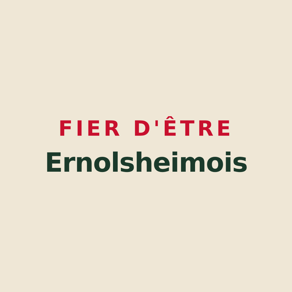 Tote bag « Fier d'être Ernolsheimois » — design pour Ernolsheim-Bruche